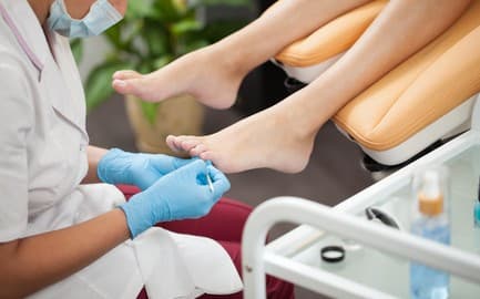 Modern foot care clinic